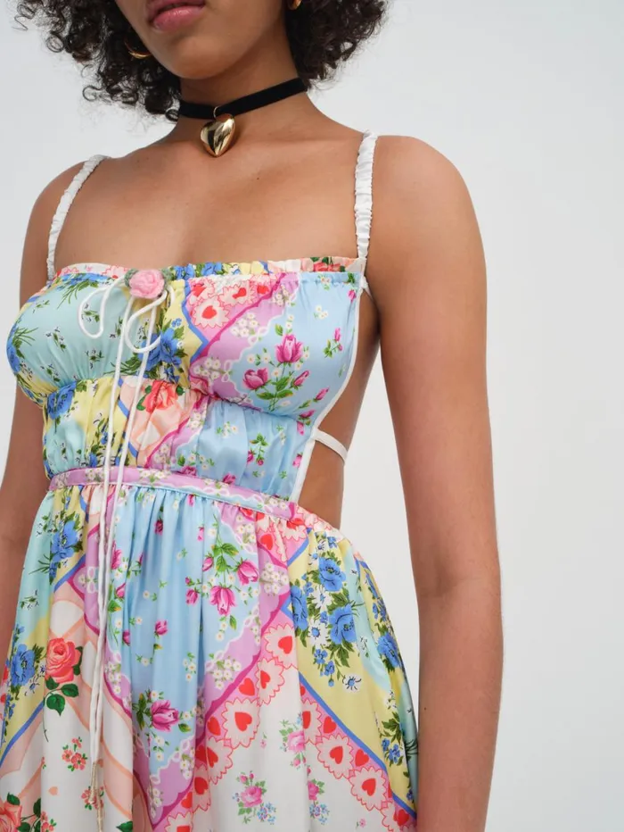 Women Cassandra Midi Dress Multi For Love and Lemons Dresses Women Cassandra Midi Dress Multi For Love and Lemons Dresses