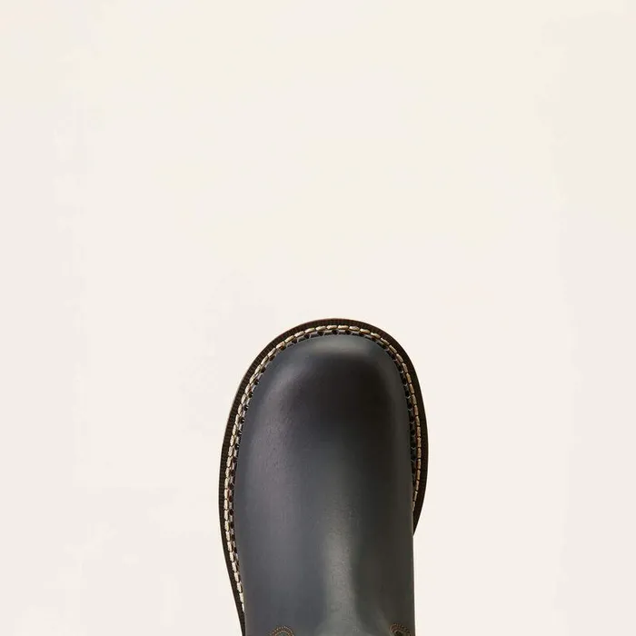 Women Chelsea Boots Ariat Fatbaby Chelsea Western Boot Black Deertan