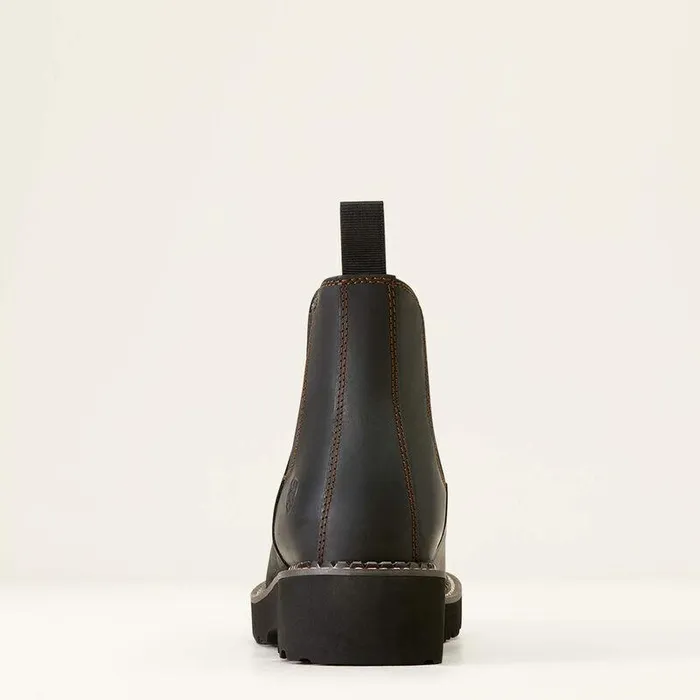 Women Chelsea Boots Ariat Fatbaby Chelsea Western Boot Black Deertan
