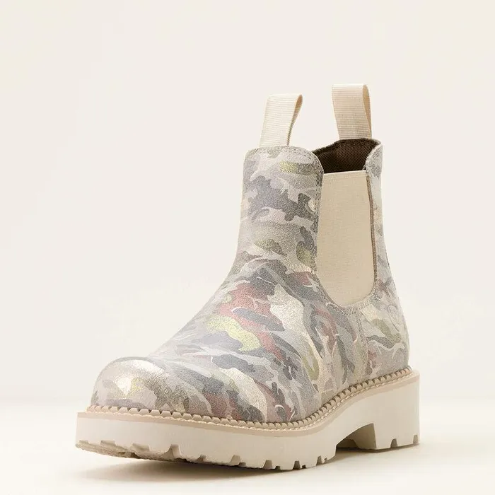 Women Chelsea Boots Ariat Fatbaby Chelsea Western Boot Pearlized Camo