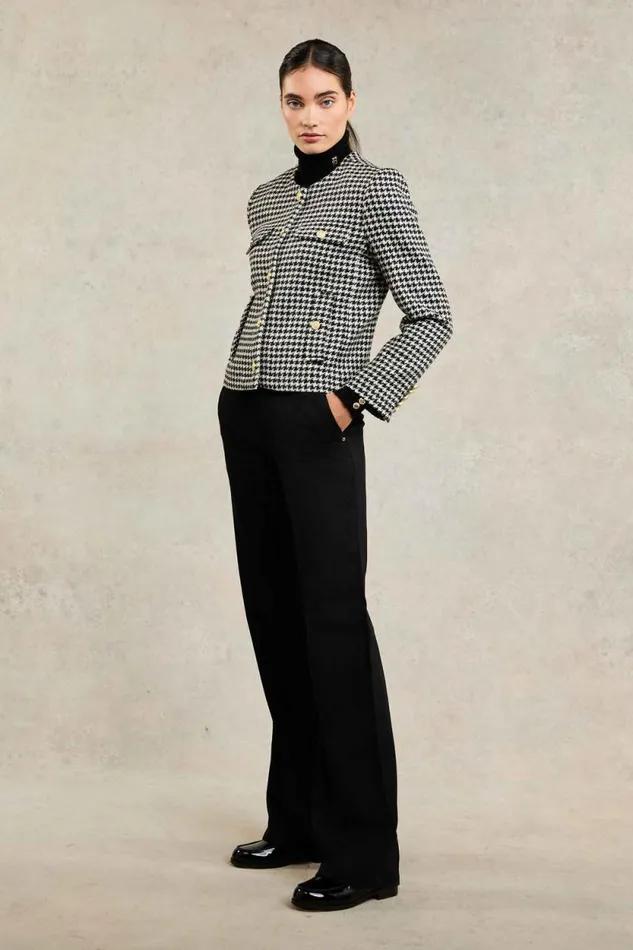 Women Chelsea Jacket Houndstooth Holland Cooper Tailoring