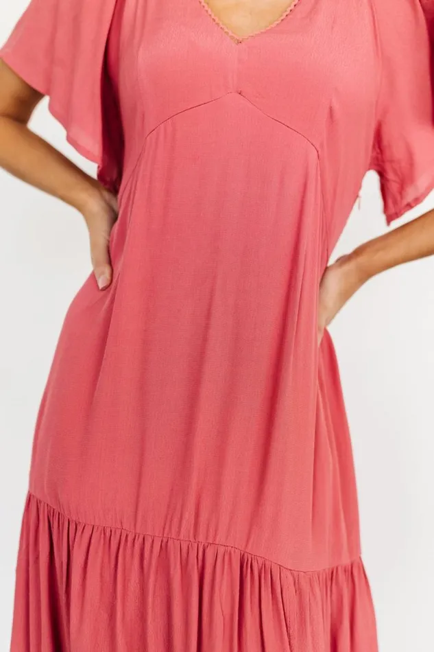Women Chelsey Maxi Dress Berry Baltic Born Bump Friendly