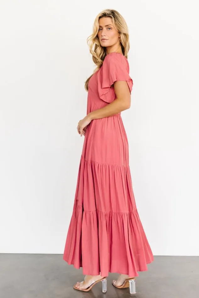 Women Chelsey Maxi Dress Berry Baltic Born Bump Friendly