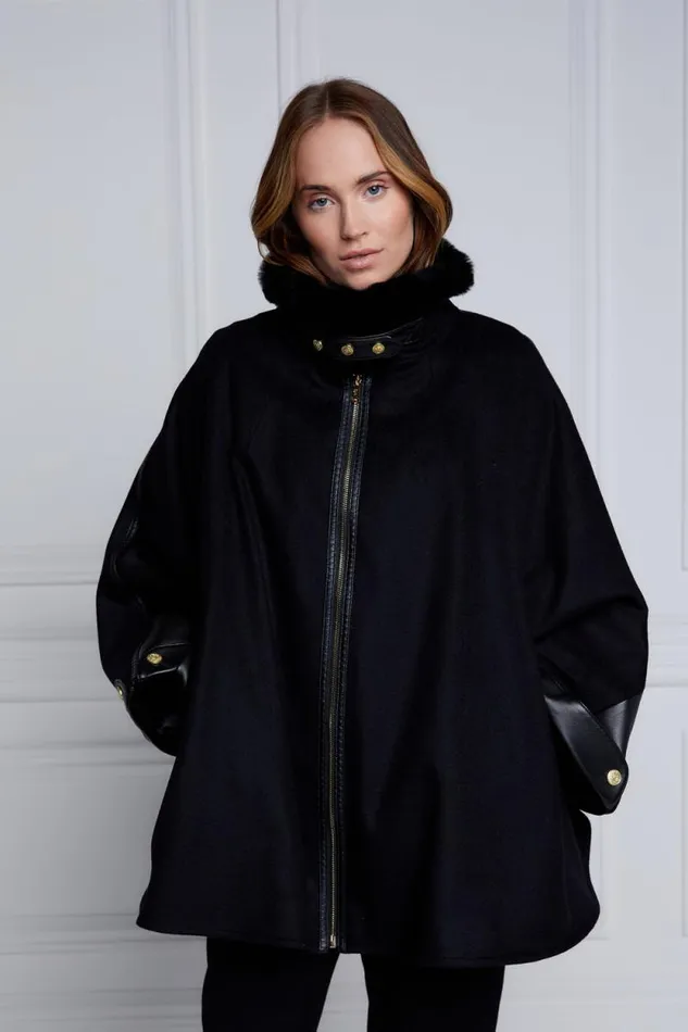Women Chiltern Cape Soft Black Holland Cooper Capes