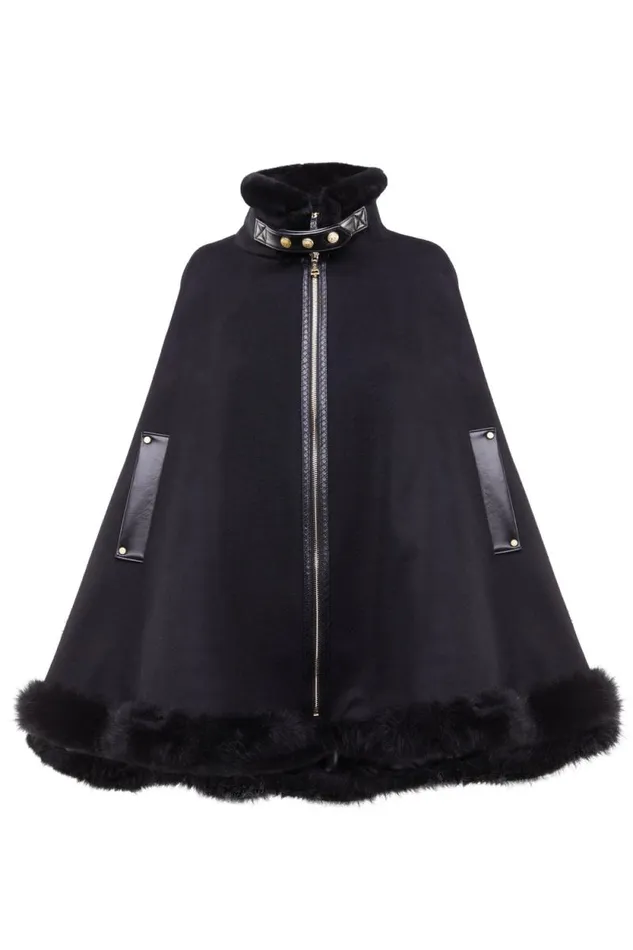 Women Chiltern Cape Soft Black Holland Cooper Capes