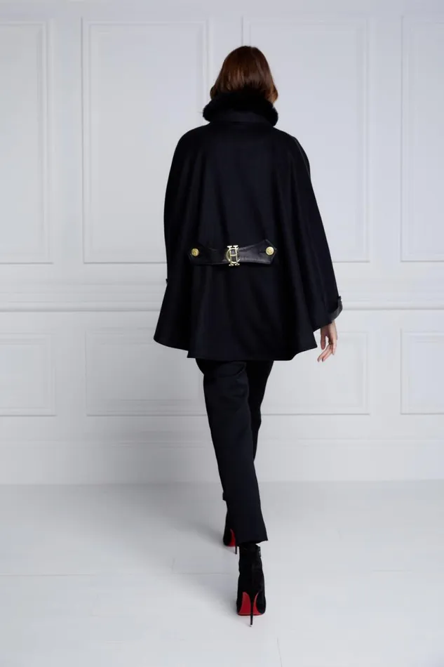 Women Chiltern Cape Soft Black Holland Cooper Capes