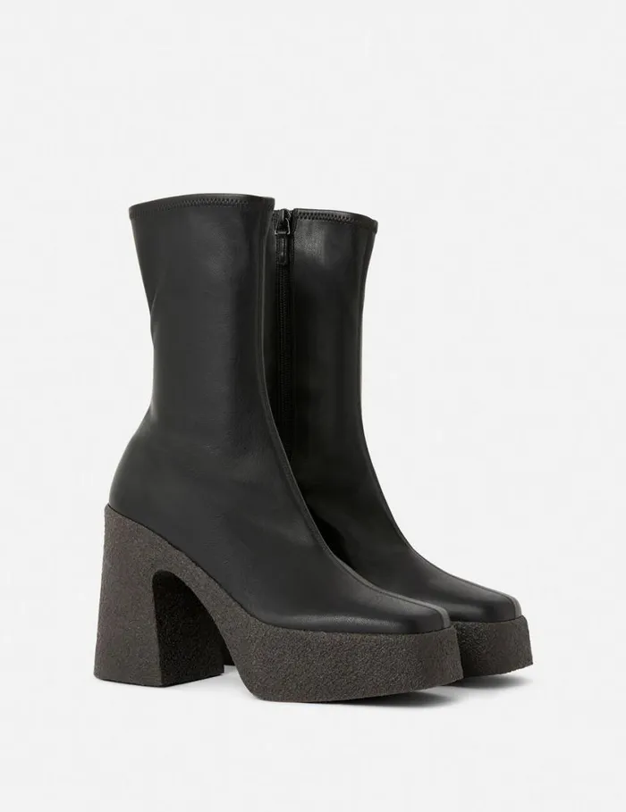 Women Chunky Ankle Boots Black Stella McCartney Boots Women Chunky Ankle Boots Black Stella McCartney Boots