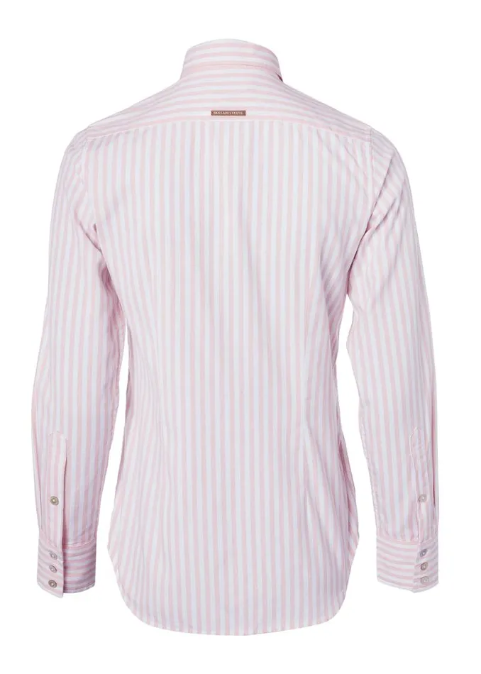 Women Classic Button Down Shirt Pink Stripe Holland Cooper Shirts and Blouses Women Classic Button Down Shirt Pink Stripe Holland Cooper Shirts and Blouses