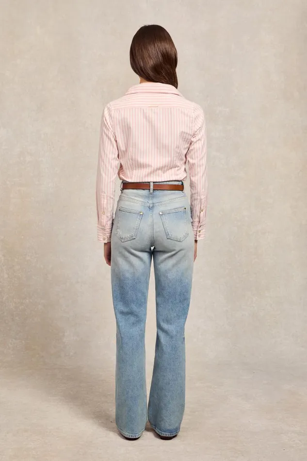 Women Classic Button Down Shirt Pink Stripe Holland Cooper Shirts and Blouses Women Classic Button Down Shirt Pink Stripe Holland Cooper Shirts and Blouses