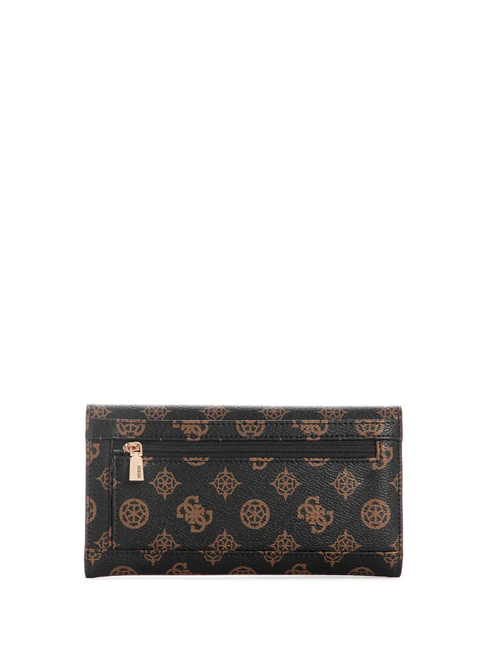 Women Clutches GUESS Mocha Logo Laurel Multi Clutch Women Clutches GUESS Mocha Logo Laurel Multi Clutch