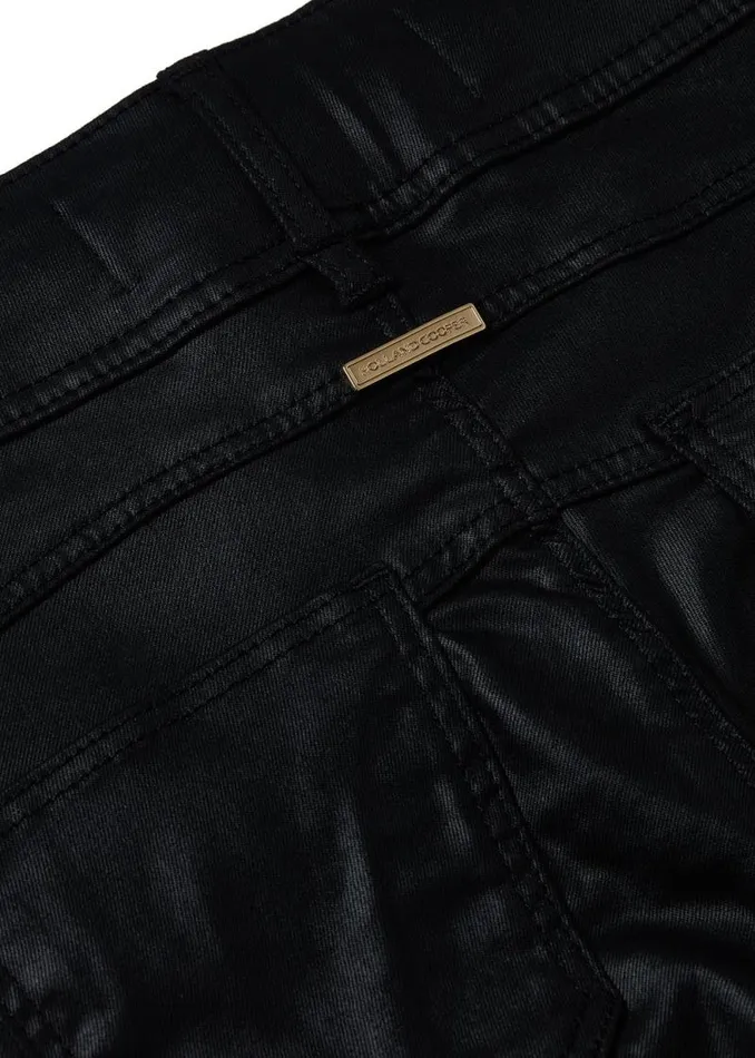 Women Coated Biker Jean Black Holland Cooper Jeans Women Coated Biker Jean Black Holland Cooper Jeans