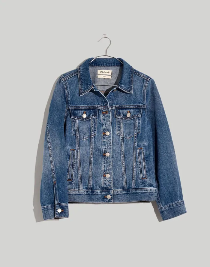 Women Coats Jackets Madewell The Jean Jacket In Medford Wash Medford Wash