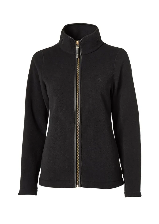 Women Country Fleece Jacket Black Holland Cooper Jackets