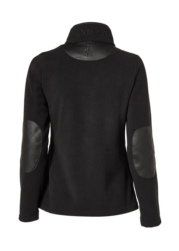 Women Country Fleece Jacket Black Holland Cooper Jackets