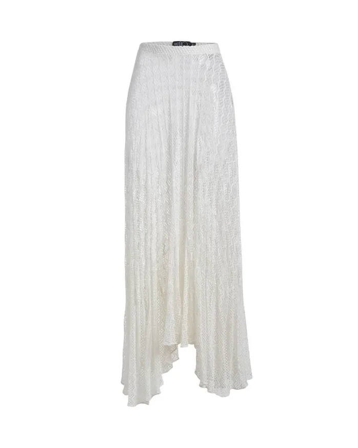 Women CoverUps PatBO Lace Beach Skirt White Women CoverUps PatBO Lace Beach Skirt White