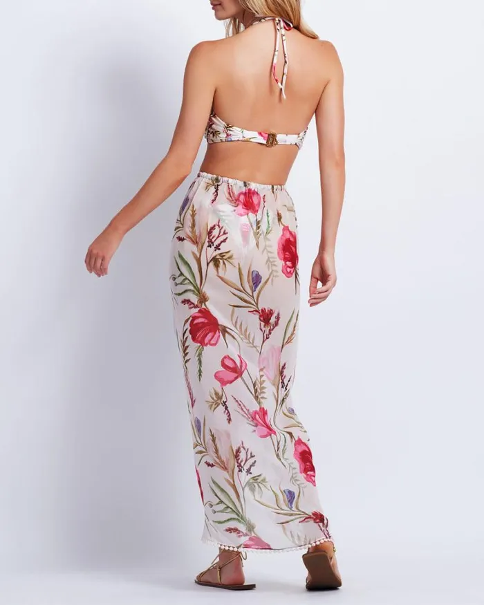 Women CoverUps PatBO VIERA WRAP SARONG FINAL SALE White