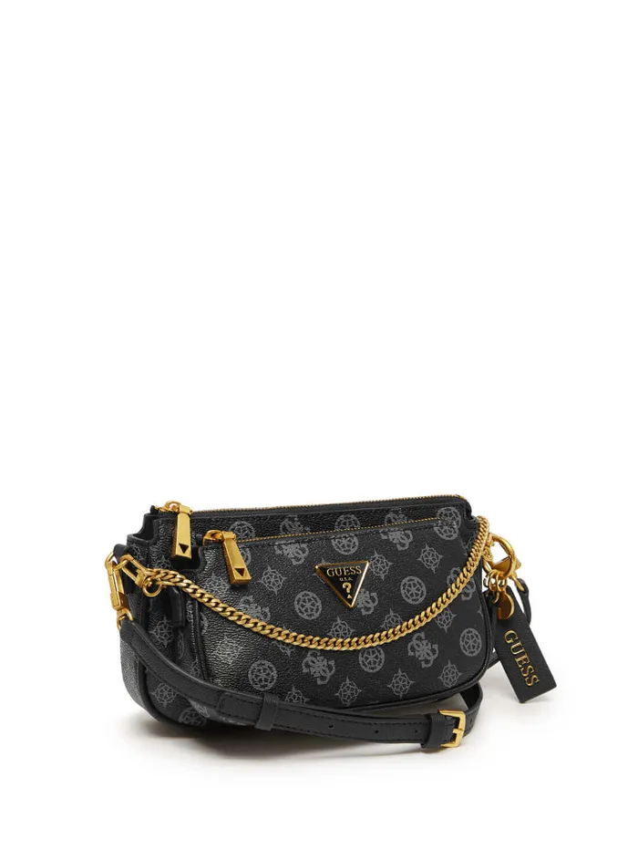 Women Crossbody GUESS Black Logo Arie Crossbody Bag Women Crossbody GUESS Black Logo Arie Crossbody Bag