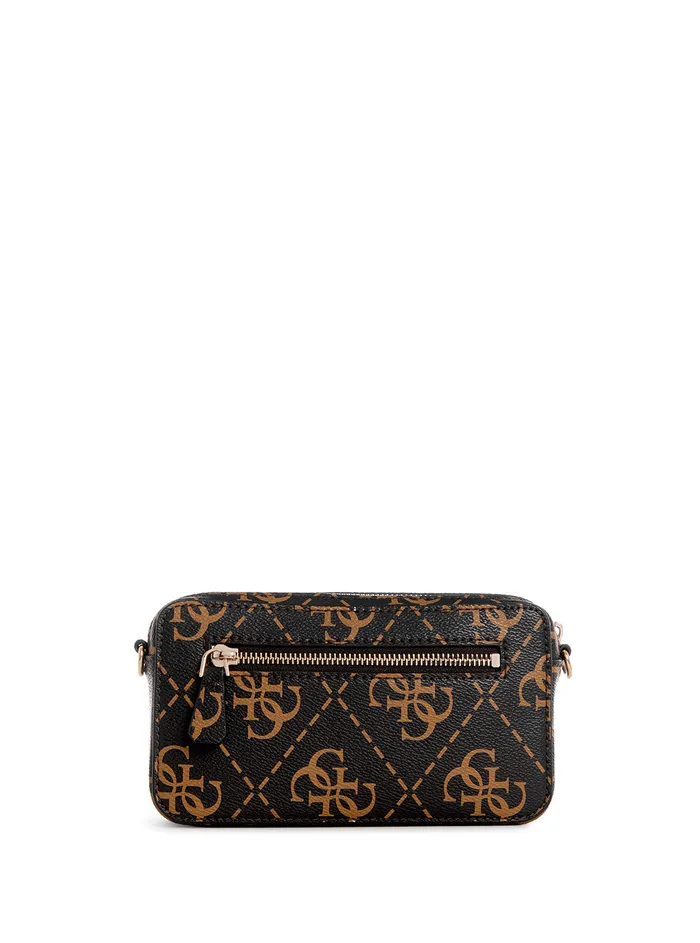 Women Crossbody GUESS Brown Logo Rea Mini Crossbody Bag Women Crossbody GUESS Brown Logo Rea Mini Crossbody Bag