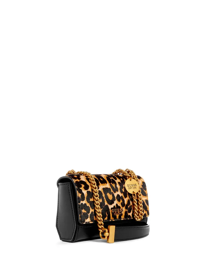 Women Crossbody GUESS Leopard Iseline Mini Crossbody Bag Women Crossbody GUESS Leopard Iseline Mini Crossbody Bag