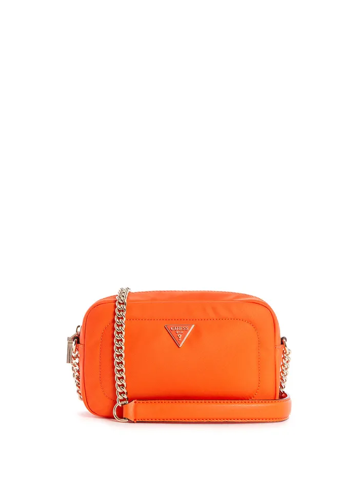Women Crossbody GUESS Melon Orange Sharma Crossbody Camera Bag