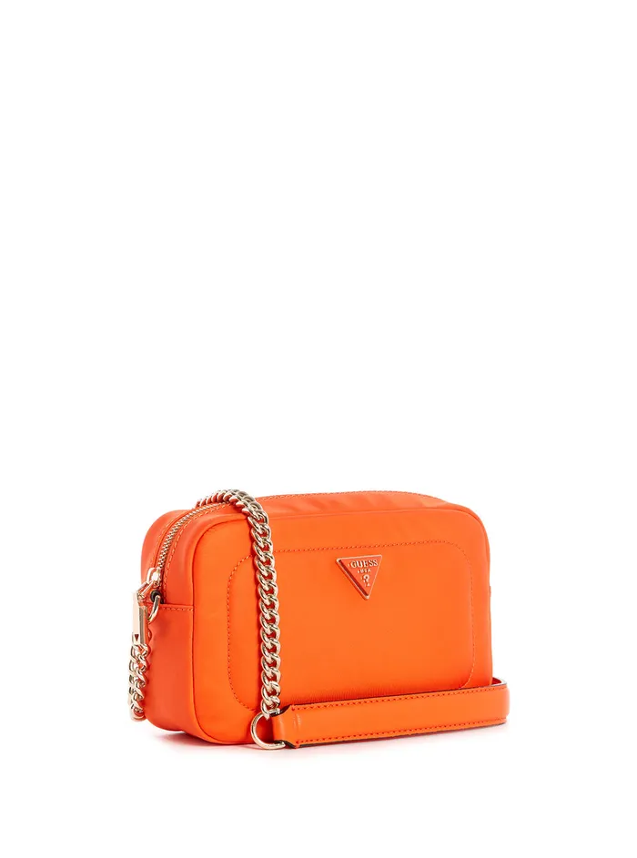 Women Crossbody GUESS Melon Orange Sharma Crossbody Camera Bag