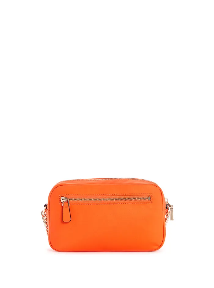 Women Crossbody GUESS Melon Orange Sharma Crossbody Camera Bag
