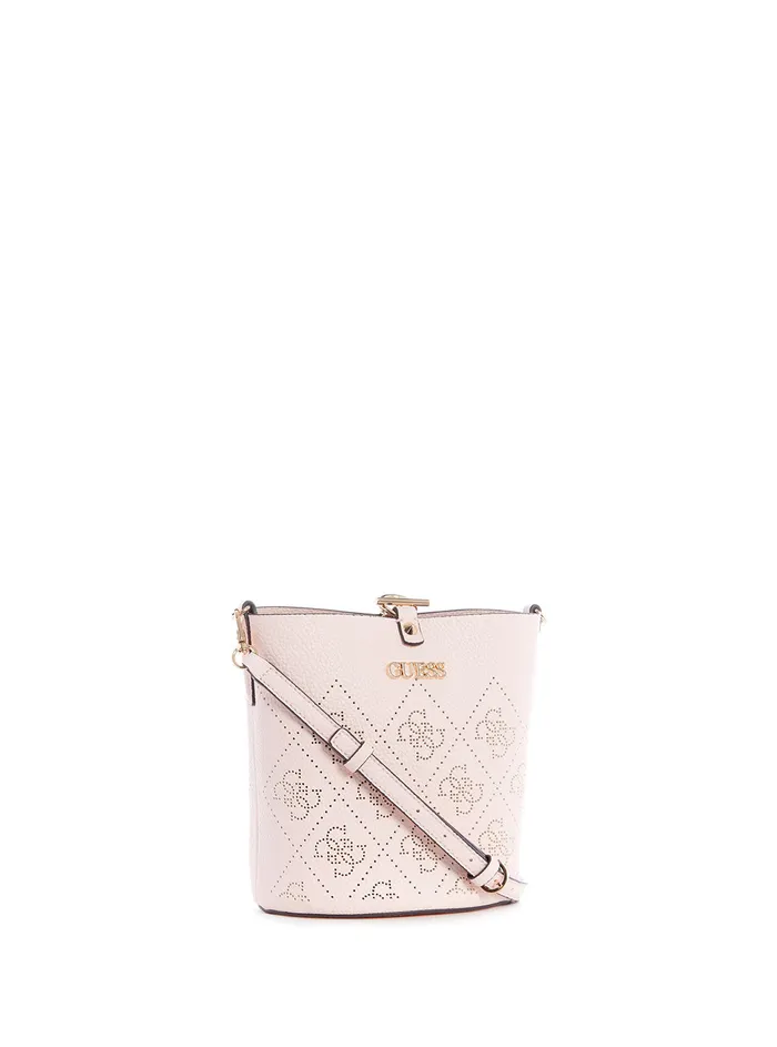 Women Crossbody GUESS Pink Amara Crossbody Bucket Bag Women Crossbody GUESS Pink Amara Crossbody Bucket Bag