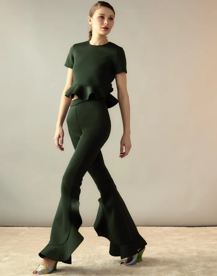 Women Cynthia Rowley Bottoms Astro Pant Green