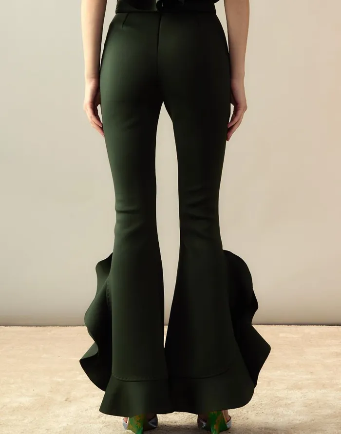 Women Cynthia Rowley Bottoms Astro Pant Green Women Cynthia Rowley Bottoms Astro Pant Green