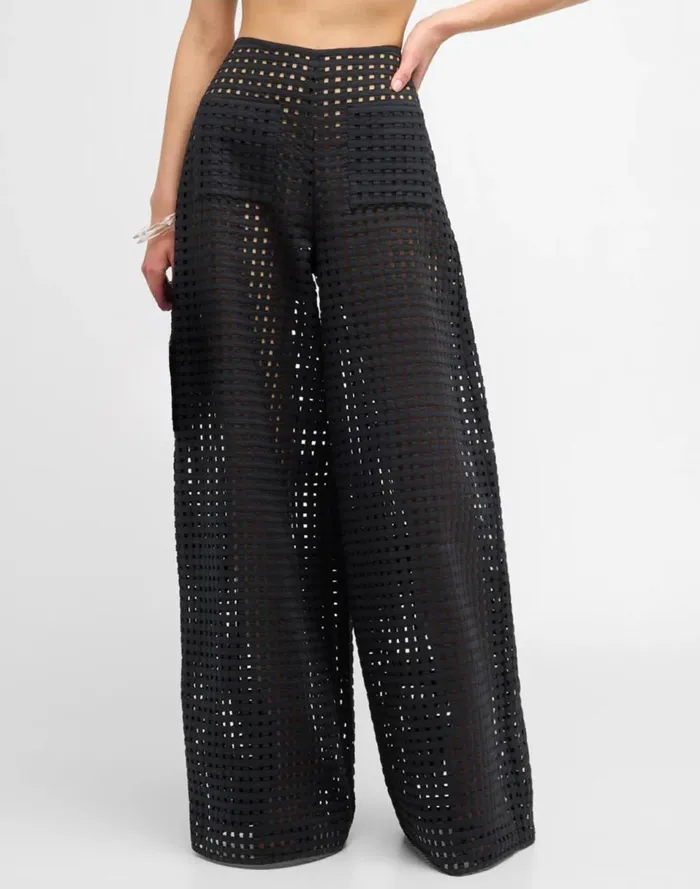 Women Cynthia Rowley Bottoms Birdcage Pants Black