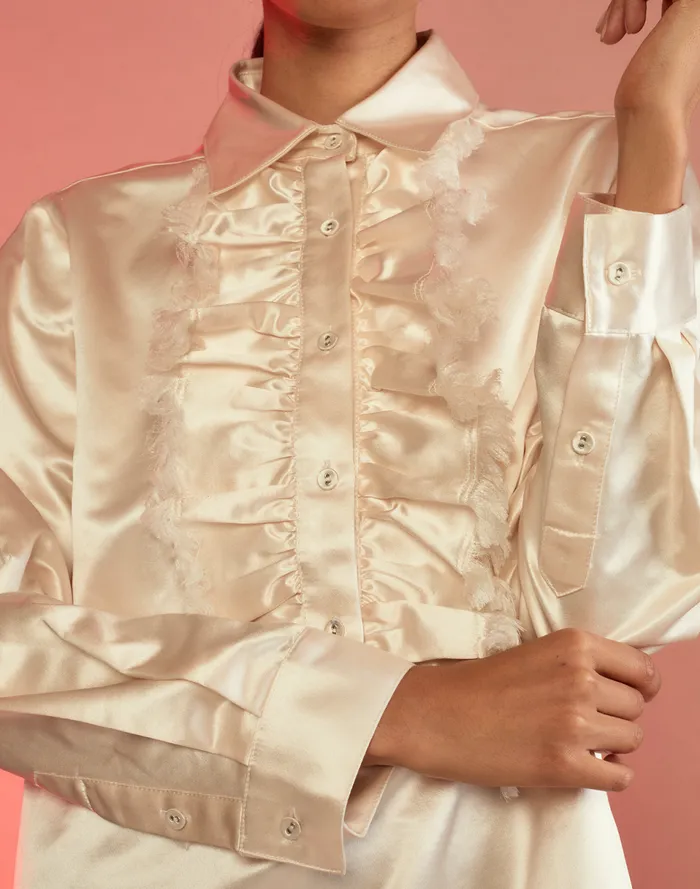 Women Cynthia Rowley Dresses Charlotte Ruffle Dress White Women Cynthia Rowley Dresses Charlotte Ruffle Dress White