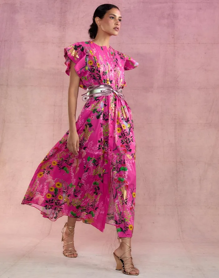 Women Cynthia Rowley Dresses Malta Kaftan Pnkfl