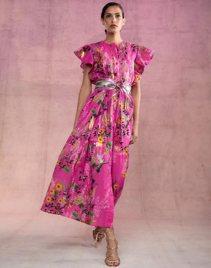 Women Cynthia Rowley Dresses Malta Kaftan Pnkfl Women Cynthia Rowley Dresses Malta Kaftan Pnkfl