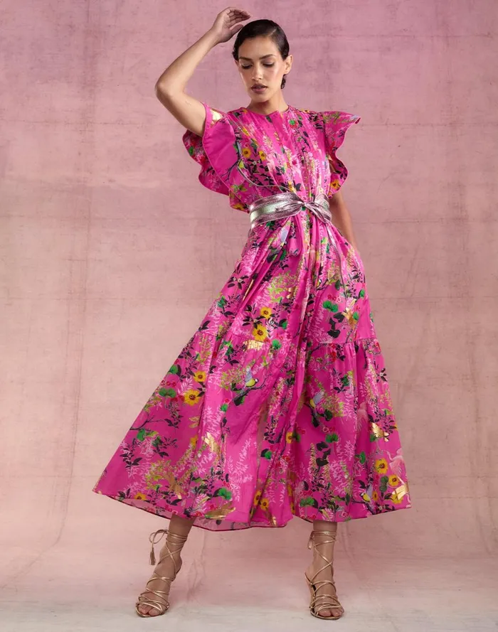Women Cynthia Rowley Dresses Malta Kaftan Pnkfl Women Cynthia Rowley Dresses Malta Kaftan Pnkfl