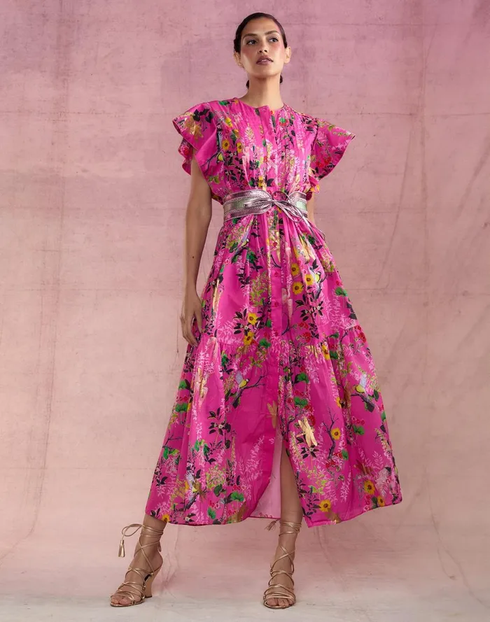 Women Cynthia Rowley Dresses Malta Kaftan Pnkfl Women Cynthia Rowley Dresses Malta Kaftan Pnkfl