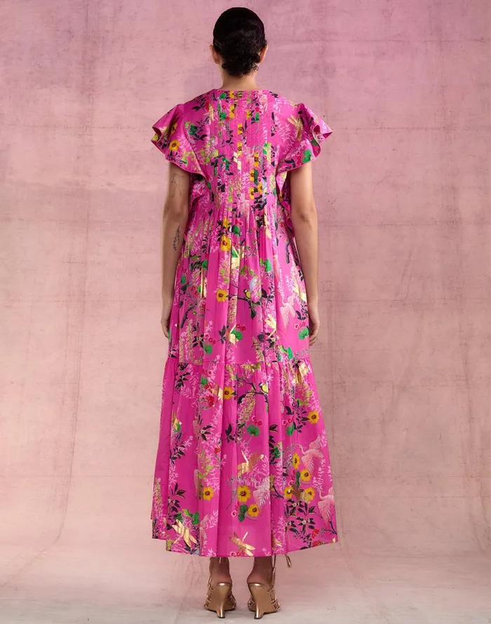 Women Cynthia Rowley Dresses Malta Kaftan Pnkfl Women Cynthia Rowley Dresses Malta Kaftan Pnkfl