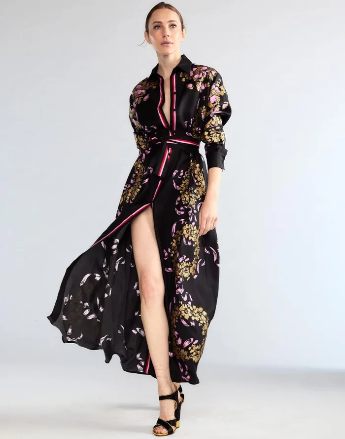 Women Cynthia Rowley Dresses Marseille Shirt Dress Blkgd