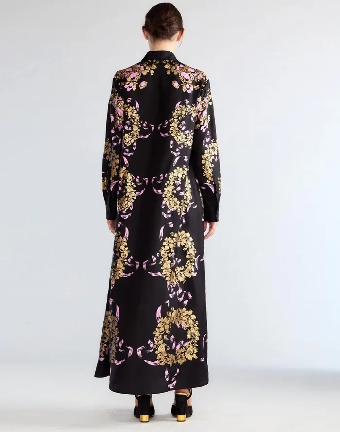 Women Cynthia Rowley Dresses Marseille Shirt Dress Blkgd Women Cynthia Rowley Dresses Marseille Shirt Dress Blkgd
