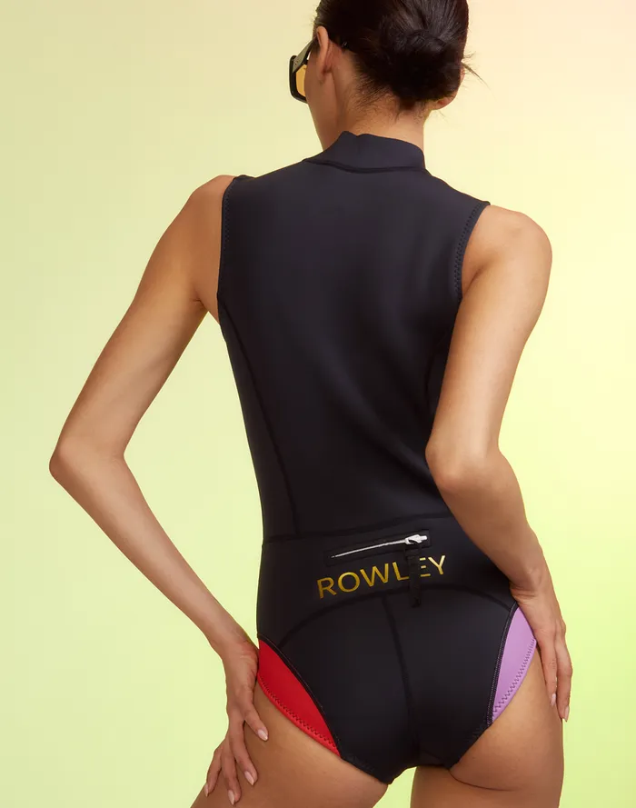 Women Cynthia Rowley Swim Byron Wetsuit Blkmul Women Cynthia Rowley Swim Byron Wetsuit Blkmul