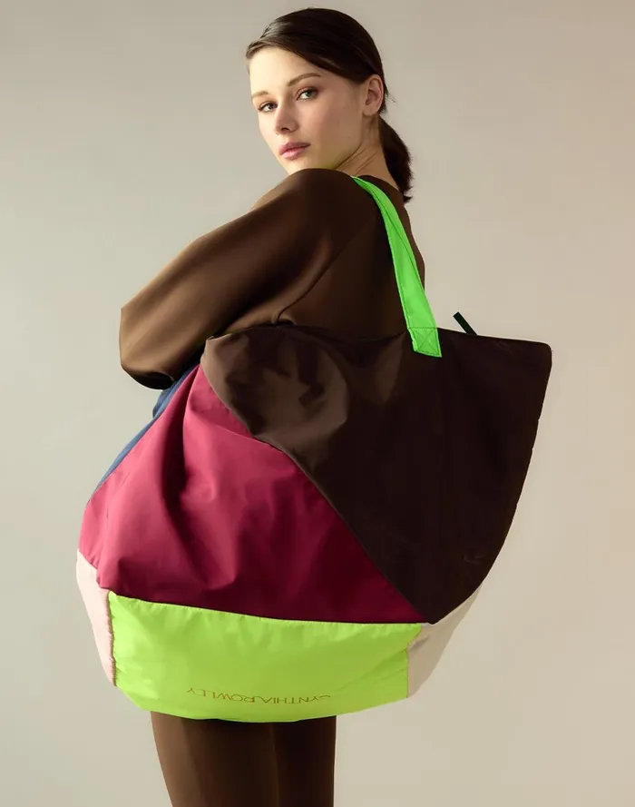 Women Cynthia Rowley Swim Oversized Carryall Nylon Tote Drkmt Women Cynthia Rowley Swim Oversized Carryall Nylon Tote Drkmt