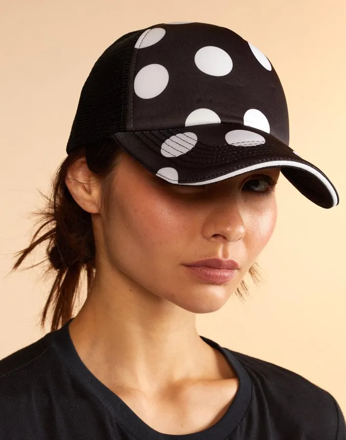 Women Cynthia Rowley Swim Trucker Hat Black