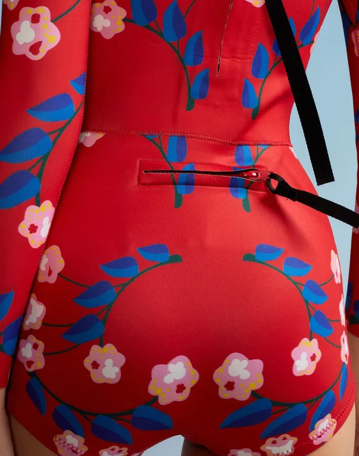 Women Cynthia Rowley Swim Vine Floral Wetsuit Rdvflo Women Cynthia Rowley Swim Vine Floral Wetsuit Rdvflo