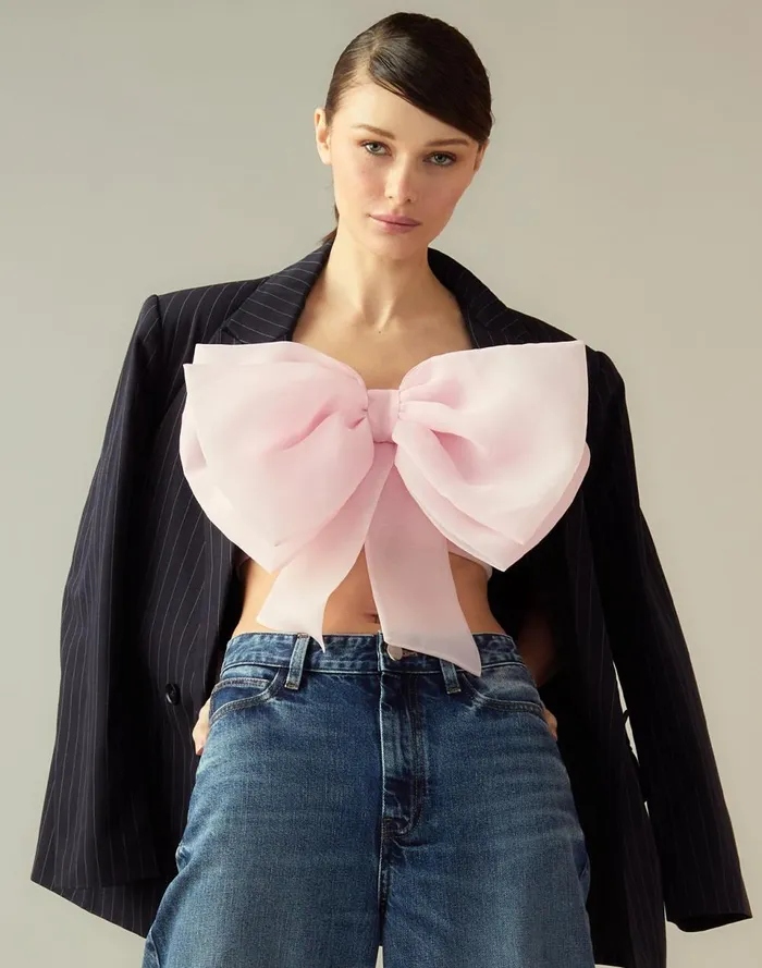Women Cynthia Rowley Tops Cupid039s Bow Bandeau Pink Women Cynthia Rowley Tops Cupid039s Bow Bandeau Pink