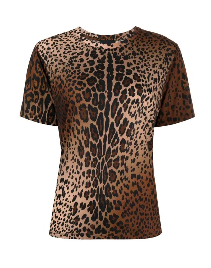 Women Cynthia Rowley Tops Leopard Tee Leopd Women Cynthia Rowley Tops Leopard Tee Leopd