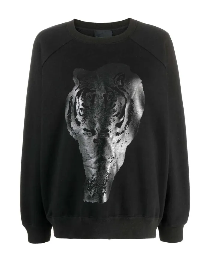 Women Cynthia Rowley Tops Lioness Crewneck Black