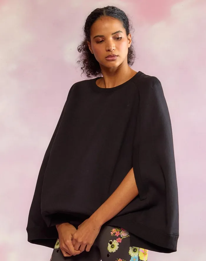 Women Cynthia Rowley Tops The Capelet Black Women Cynthia Rowley Tops The Capelet Black