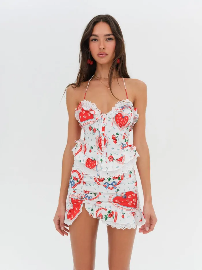 Women Daisy Mae Top White For Love and Lemons Tops Women Daisy Mae Top White For Love and Lemons Tops