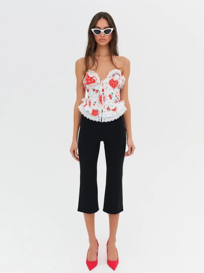 Women Daisy Mae Top White For Love and Lemons Tops Women Daisy Mae Top White For Love and Lemons Tops