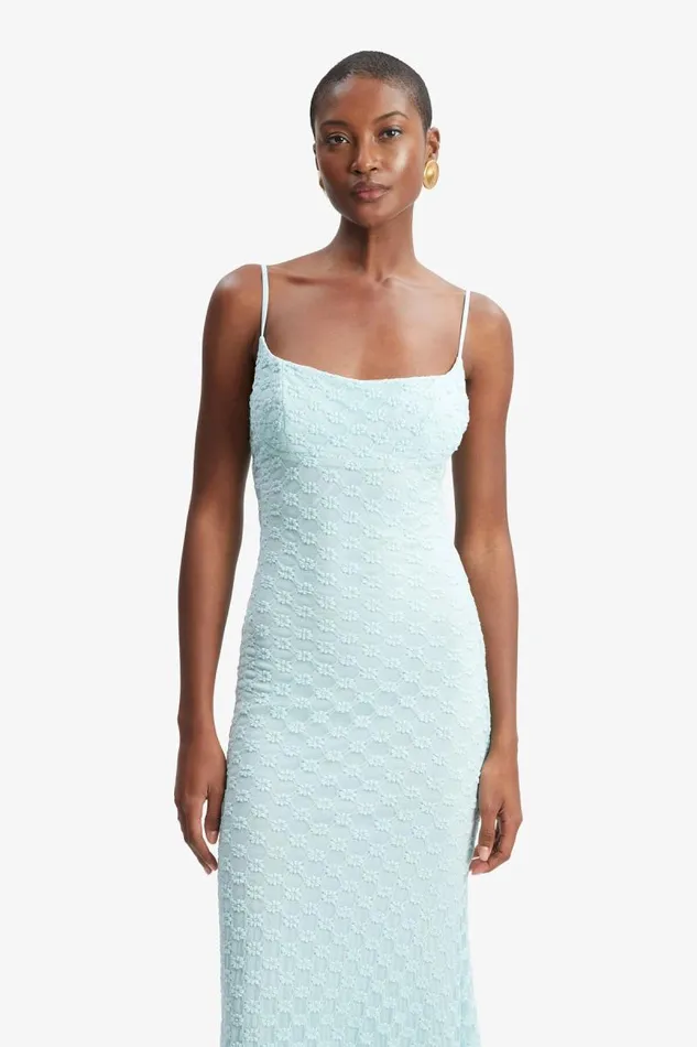 Women Day To Night Dresses Bardot Adoni Mesh Midi Dress In Aqua Aqua Women Day To Night Dresses Bardot Adoni Mesh Midi Dress In Aqua Aqua