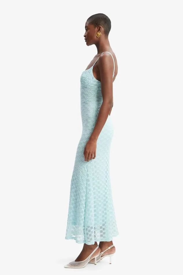 Women Day To Night Dresses Bardot Adoni Mesh Midi Dress In Aqua Aqua Women Day To Night Dresses Bardot Adoni Mesh Midi Dress In Aqua Aqua
